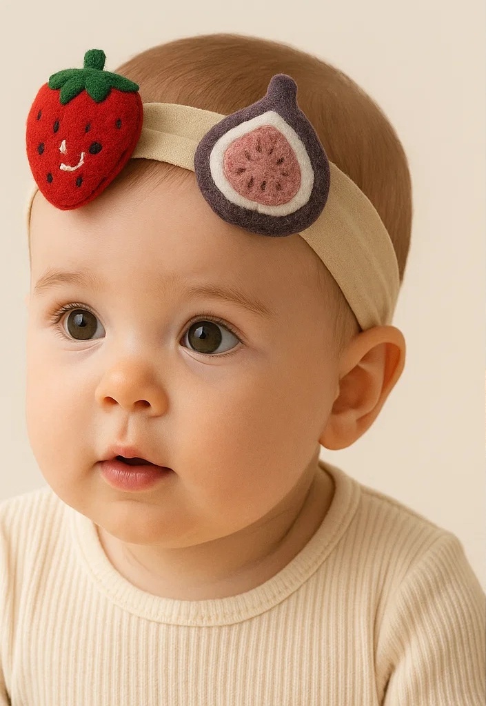 Strawberry Fig Baby Headband